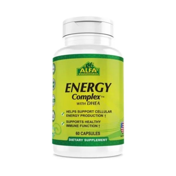 Complejo energético con Dhea de Alfa Vitamins | 60 cápsulas