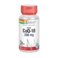 COQ-10 Suplemento alimenticio cardiovascular Solaray | 30 vegcaps