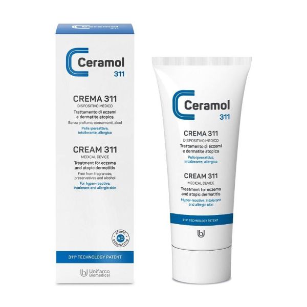 Crema emoliente para piel atópica Crema 311 Ceramol Unifarco | 200 ml
