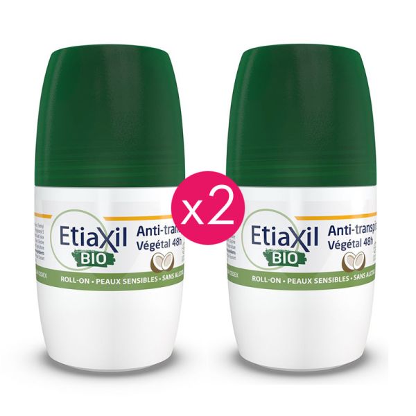 Duo desodorante Bio Antitranspirante 48h roll-on | 50 ml
