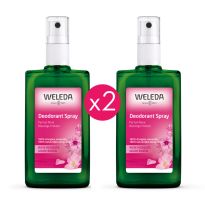 Duo desodorante natural esprai rosa sin sales de aluminio | 100mlx2