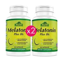 Duo Melatonina B6 plus 5 mg alfa vitamins | 60 cápsulas