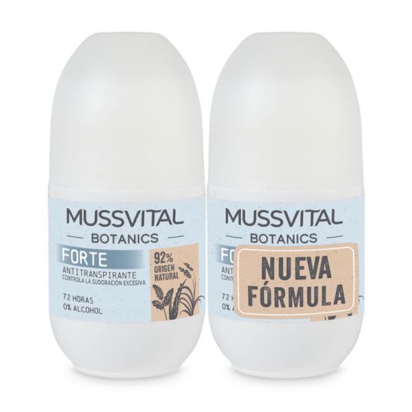 Duplo Desodorante Mussvital Botanics Forte | 75ml + 75ml