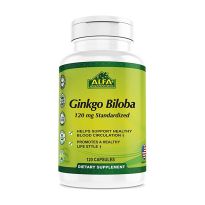 Ginkgo Biloba Circulación sanguínea Alfa Vitamins 120 mg | 120 cápsulas