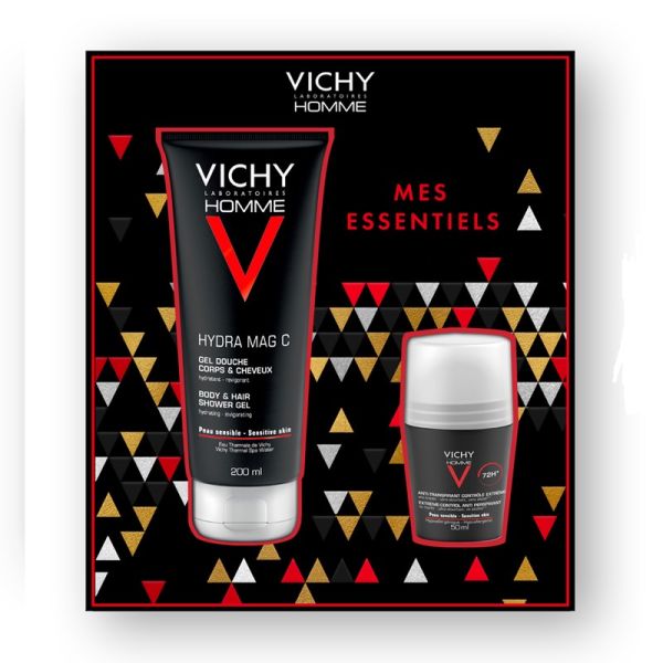 Gran idea de regalo Pack Vichy Homme Gel de ducha para el cabello y el cuerpo, 2