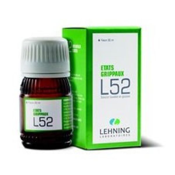 Lehning L52 tratamiento homeopático resfriados y estados gripales 30ml