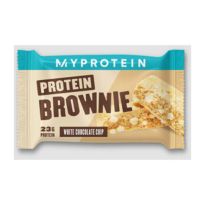 My protein Brownie de proteína crijiente en capas sabor chocolate blanco y chip