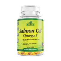 Omega 3 Salmon Oil de Alfa Vitamins | 100 Softgels