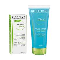Pack anti-acné Sebium Global Tub | 30 ml + Gel Moussant | 200 ml Bioderma