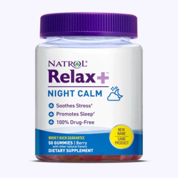 RELAX+ NIGHT CALM de natrol | 50 gominolas