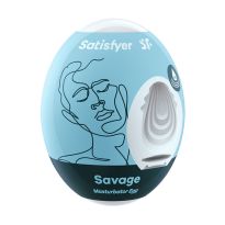 Satisfyer Hombre Masturbator Egg - Savage | Azul