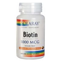 Solaray Biotina 1000mcg 100 cápsulas