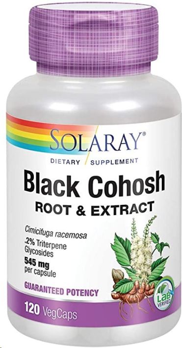 SOLARAY BLACK COHOSH 120 CAPSULAS