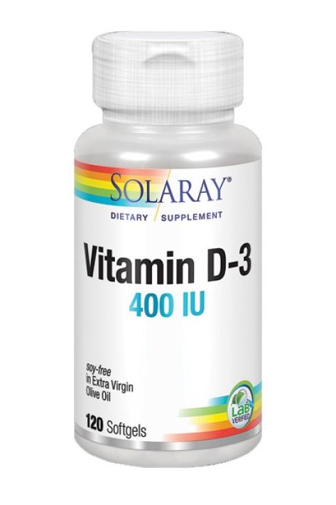 Solaray Vitamina D-3 120 perlas