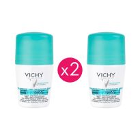 VICHY DESODORANTE BOLA VERDE REGULADOR 48H ANTIMARCAS | 50ML X2