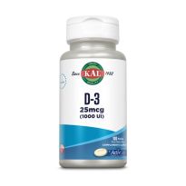 Vitamina D-3 complemento alimenticio Solaray | 1000 UI | 100 perlas