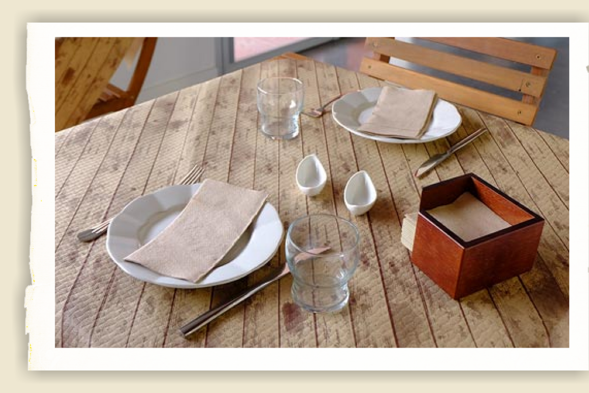 Manteles individuales - Servilletas de tela - Cubiertos de mesa