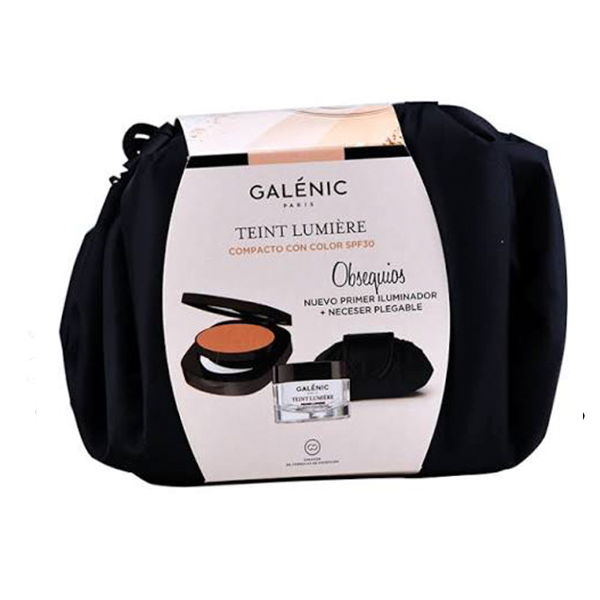 Galénic Teint Lumière Maquillaje Compacto con Color SPF30 + Miniprimer Iluminador Pack | Compra Online