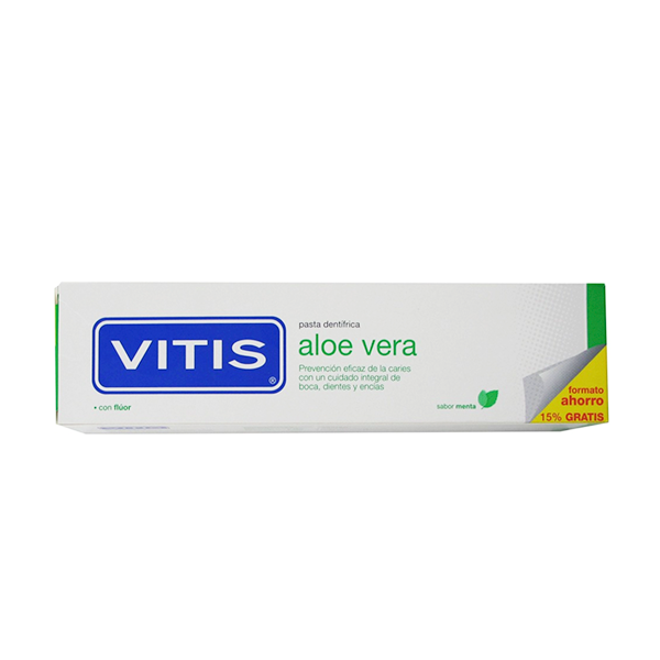 Vitis Pasta Dental Aloe Vera Sabor Menta 150 ml | Compra Online
