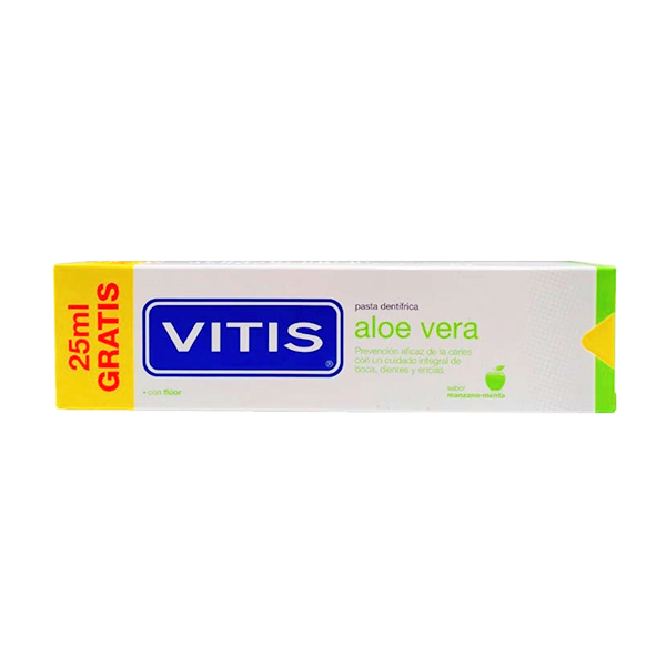 Vitis Pasta Dental Aloe Vera Sabor Manzana 125 ml | Compra Online
