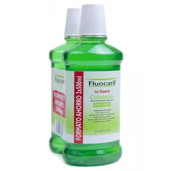 Fluocaril Bi-Fluoré Colutorio Duplo 2 x 500 ml | Compra Online