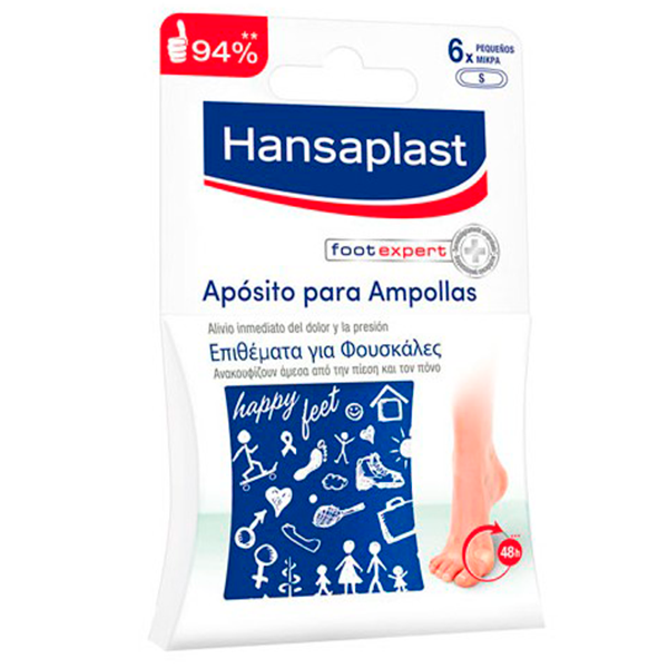 Hansaplast Apósitos para Ampollas Tamaño Pequeño 6 unidades | Compra Online