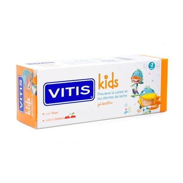 Vitis Kids Gel Dentífrico Cereza +2 años 50 ml | Compra Online