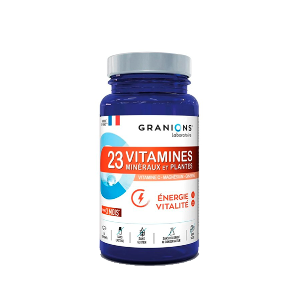 Granions 23 Vitaminas, Minerales y Plantas, 90 comprimidos | Compra Online