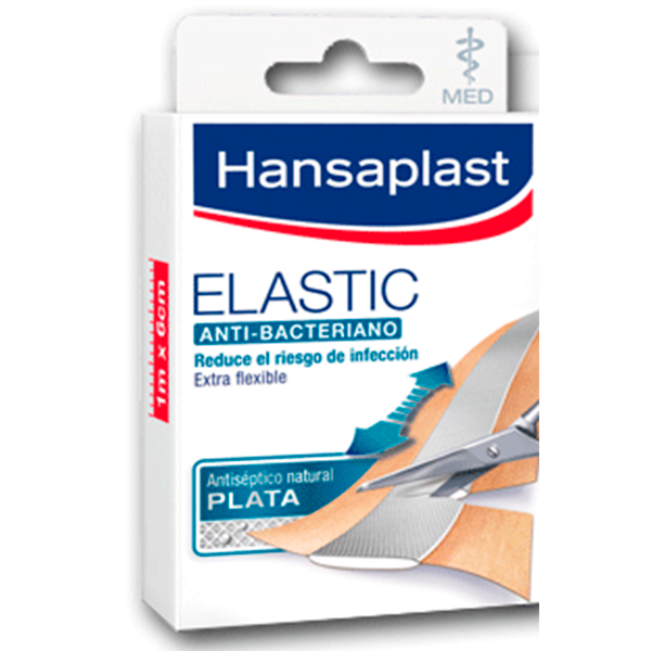 Hansaplast Elastic Antibacteria Plata Tira 1m x 6 cm | Compra Online