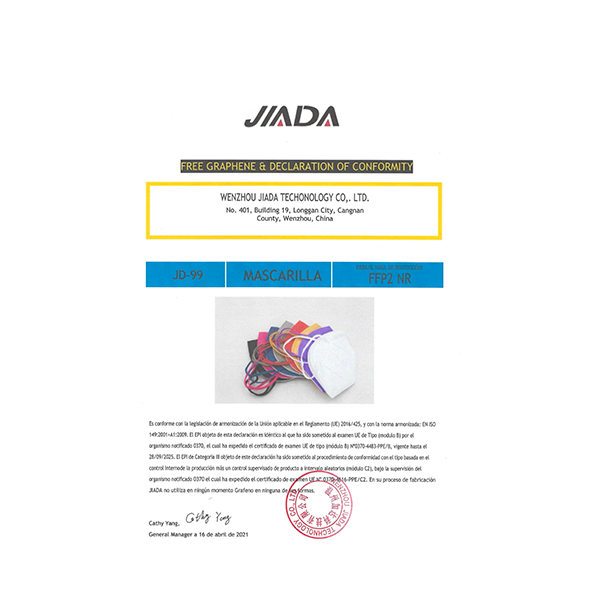 Mascarilla FFP2 Certificada color negro, 100 unidades | Compra Online - Ítem2