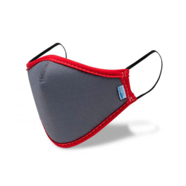 Smartmask Mascarilla Gris-Rojo Sujeción Oreja Talla P 1 unidad | Compra Online