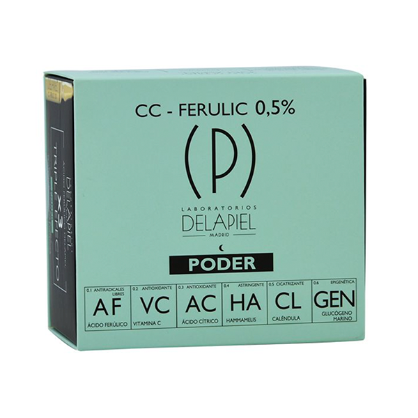 Delapiel Poder CC Ferulic 0,5%, 15 ampollas | Compra Online