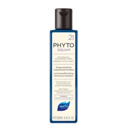 Phyto PhytoSquam Champú Anticaspa Purificate para cabello con tendencia grasa, 200 ml.