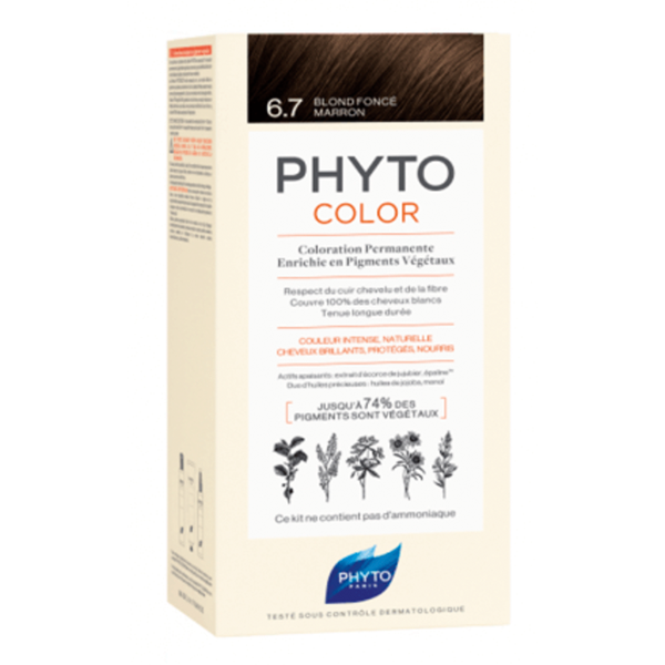 Phyto Color 6.7 Rubio Oscuro Marrón | Compra Online