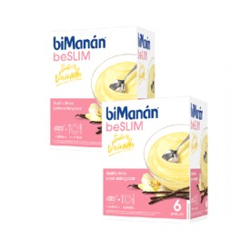 Bimanan Beslim Natillas sabor Vainilla Pack 2x6 sobres
