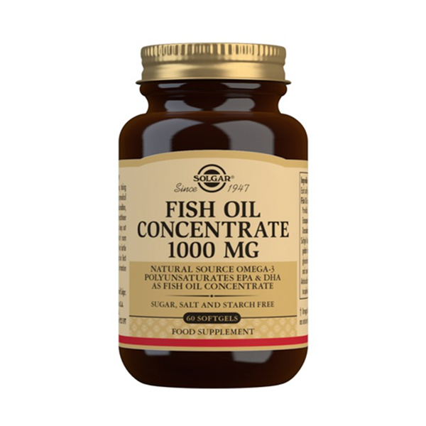 Solgar Aceite de Pescado Concentrado, 1000 mg, 60 cápsulas