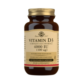 Solgar Vitamina D3 4000 UI, 60 cápsulas | Compra Online