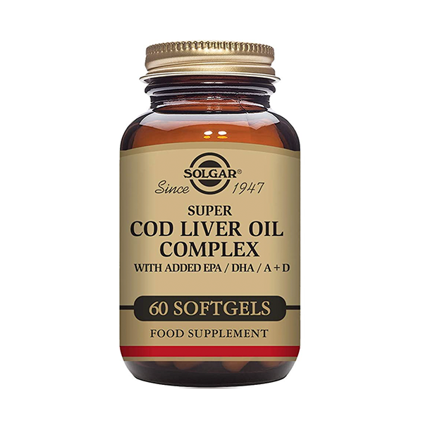 Solgar Super Cod Liver Oil Complex, 60 cápsulas