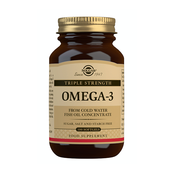 Solgar Omega 3 Triple Concentración 100 cápsulas | Compra Online