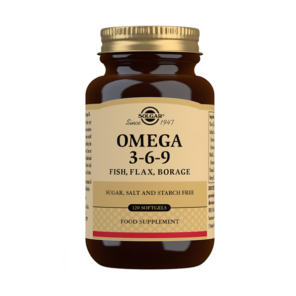 Solgar Omega 3-6-9, 120 cápsulas|Farmaconfianza