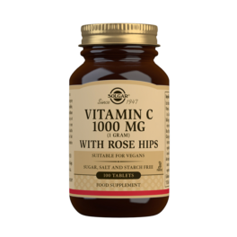 Solgar Vitamina C 1000 mg Rose Hips 100 comprimidos | Compra Online