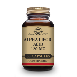 Solgar Ácido Alfa Lipoico 120 mg 60 cápsulas vegetales | Compra Online