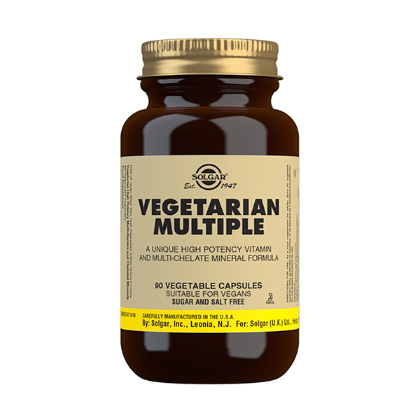 Solgar Múltiple para Vegetarianos 90 cápsulas vegetales | Compra Online