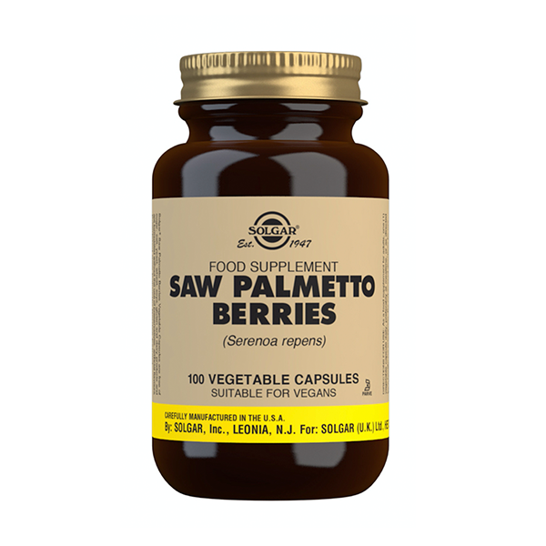 Solgar Saw Palmetto Berries 100 cápsulas vegetales | Compra Online