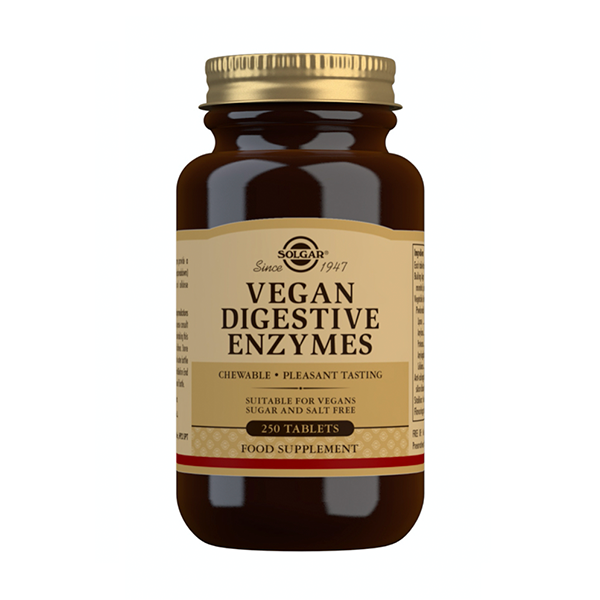 Solgar Vegan Enzimas Digestivas 50 comprimidos | Compra Online