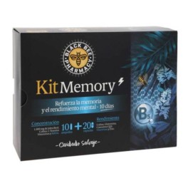 Black Bee Pharmacy Kit Memory 10 ampollas + 20 cápsulas | Compra Online