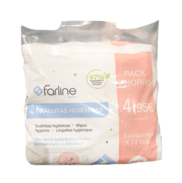 Farline Toallitas Bebé Pack 3 unidades | Compra Online