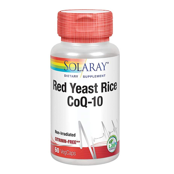 Solaray Red Yeast Rice Coq- 10 60 Cápsulas | Compra Online