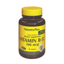 Nature’s Plus Vitamina B12 500 mg 90 comprimidos | Compra Online