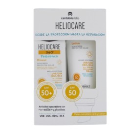 Heliocare Pack Pediatrics Mineral SPF50+, 50ml + Loción SPF50, 200 ml | Compra Online